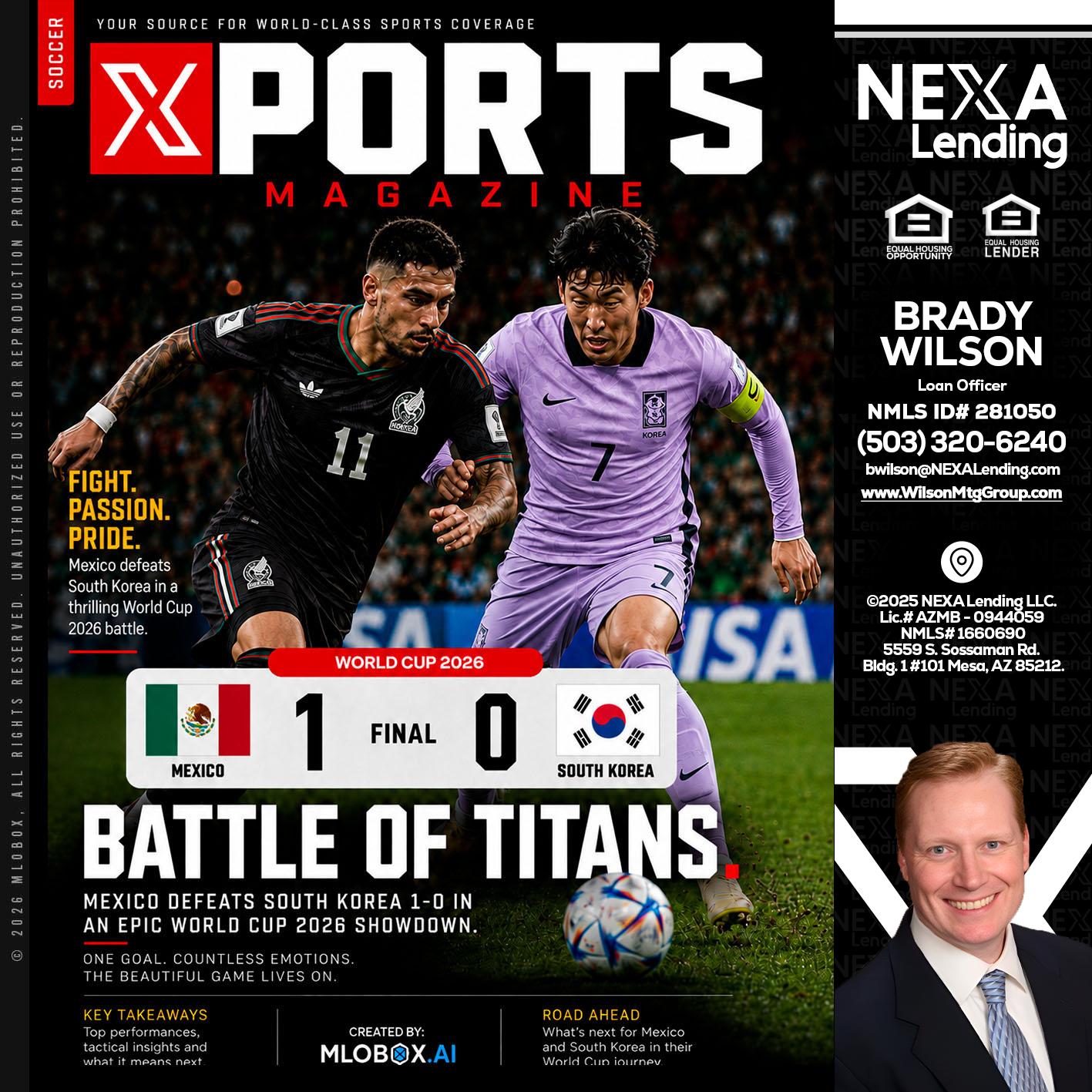 XPORTS MAGAZINE - Brady Wilson -Branch Manager