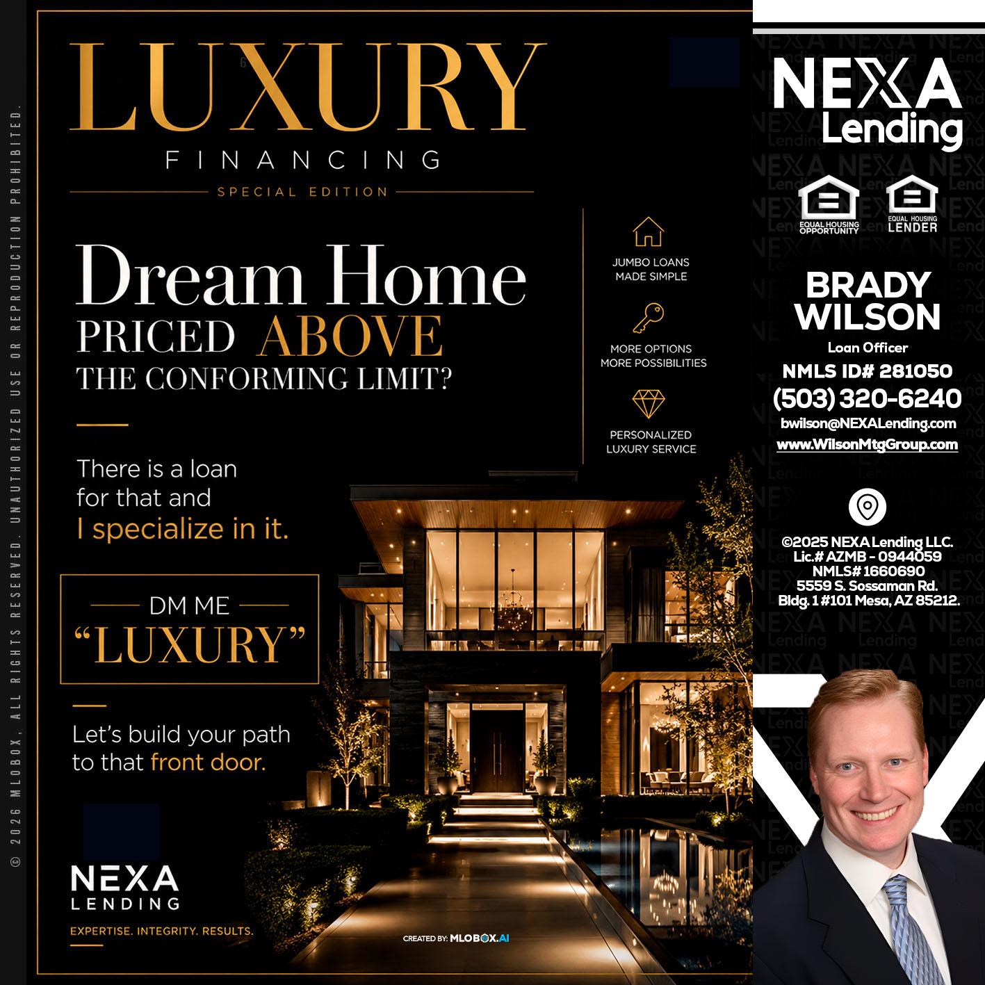 LUXURY - Brady Wilson -Branch Manager