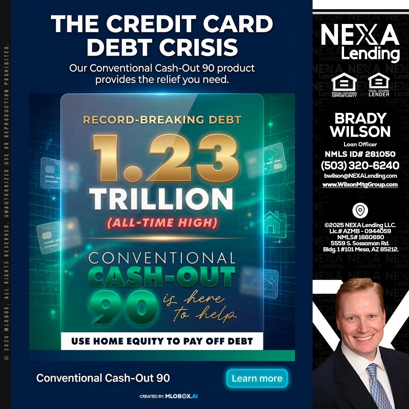 THE CREDIT CARD - Brady Wilson -Branch Manager