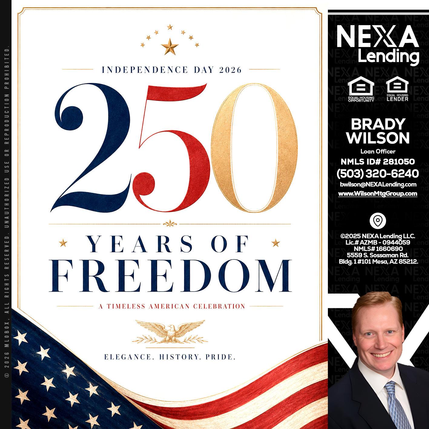 250 YEARS - Brady Wilson -Branch Manager