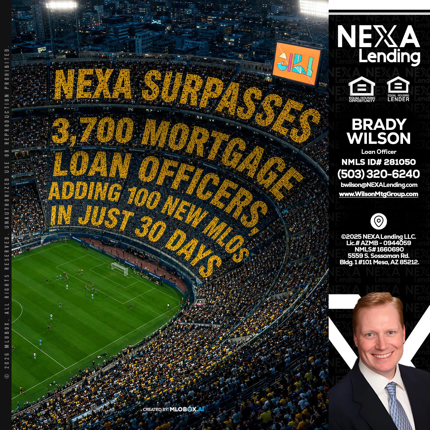 NEXA SURPASSES - Brady Wilson -Branch Manager