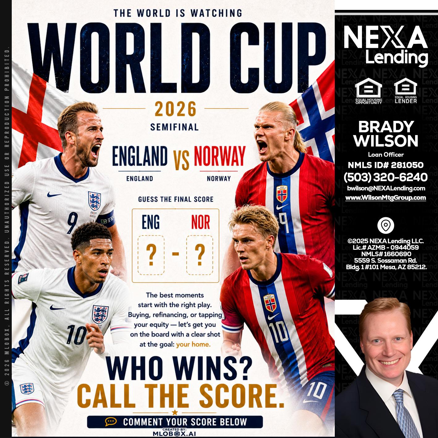 WORLD CUP 2026 - Brady Wilson -Branch Manager