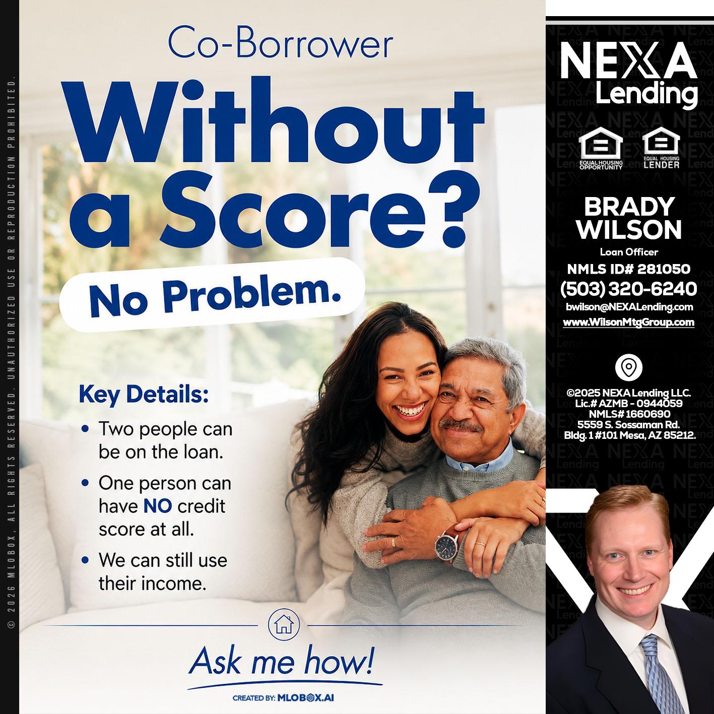 WITHOUT SCORE? - Brady Wilson -Branch Manager