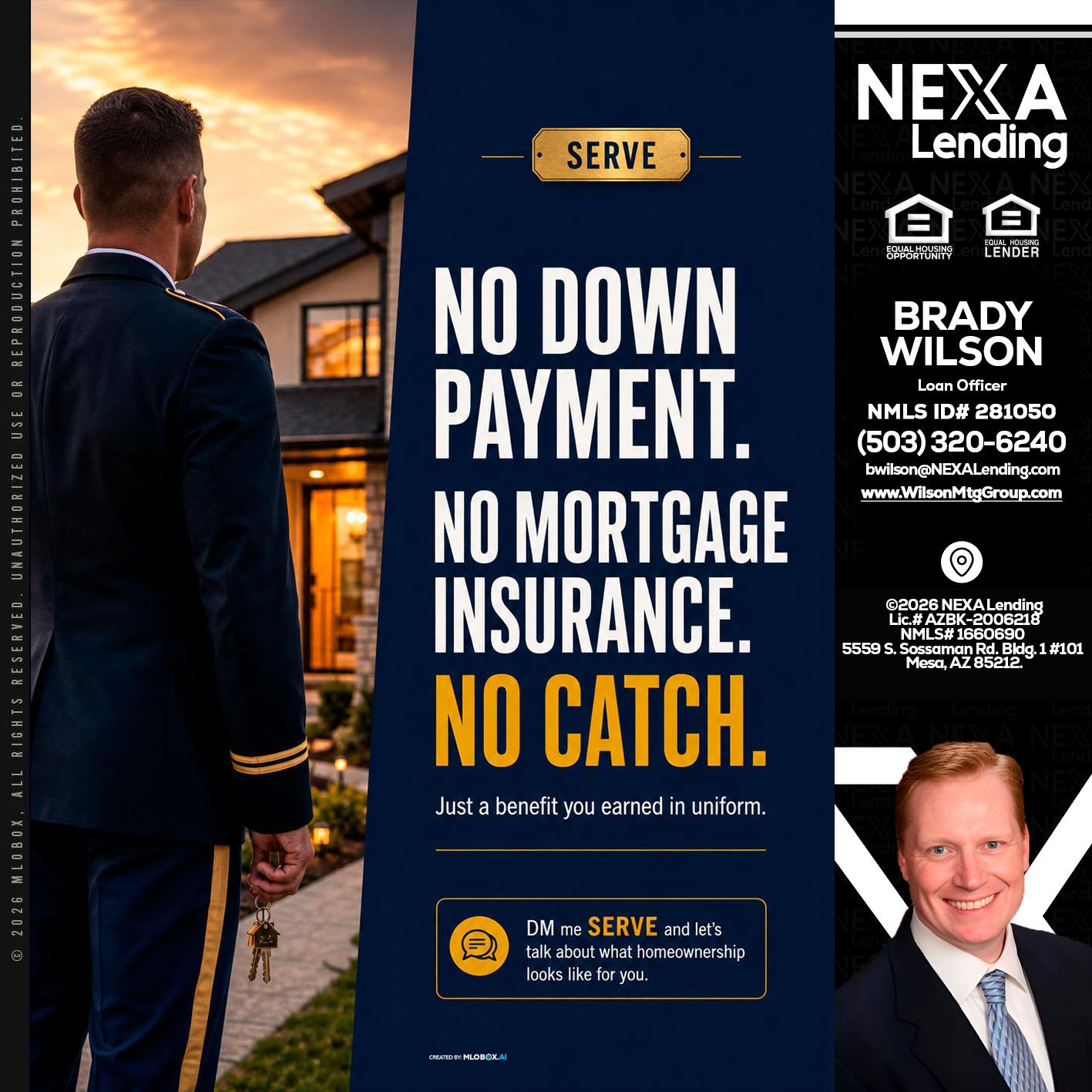 NO DOWN PAYMENT - Brady Wilson -Branch Manager