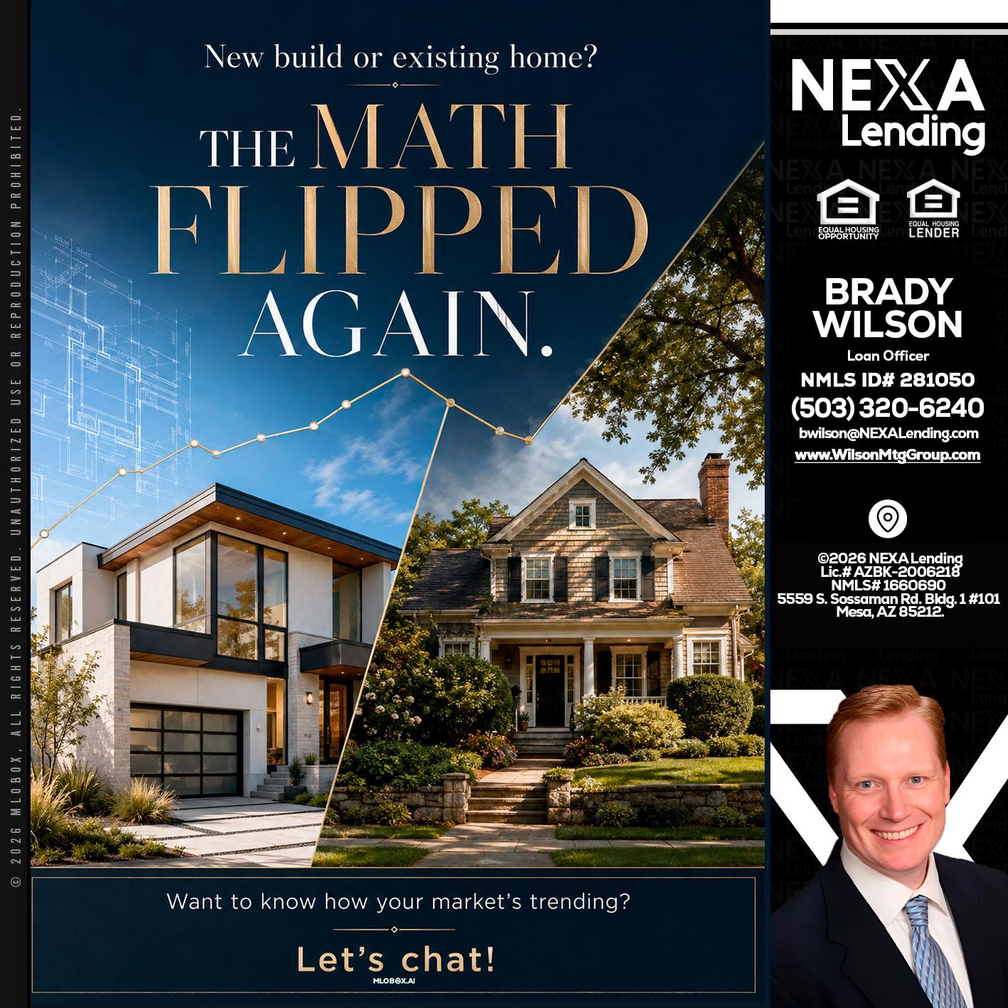 THE MATH FLIPED - Brady Wilson -Branch Manager