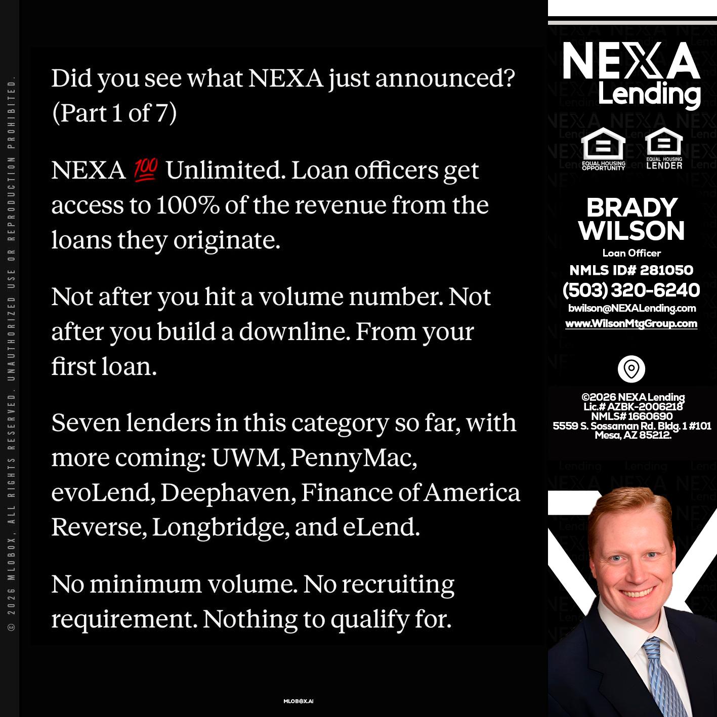 DID YOU KNOW - Brady Wilson -Branch Manager