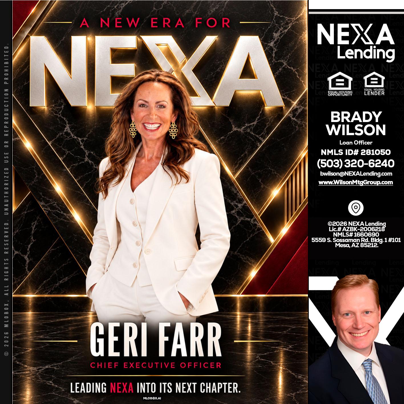 GERI FARR - Brady Wilson -Branch Manager