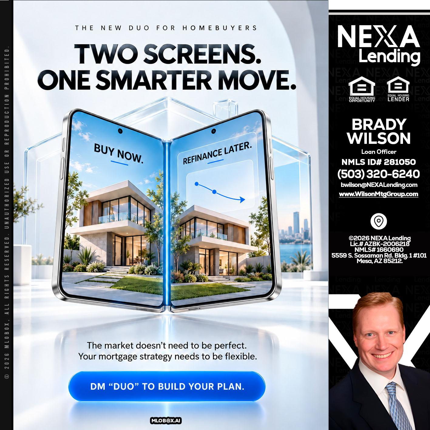 TWO SCREENS - Brady Wilson -Branch Manager