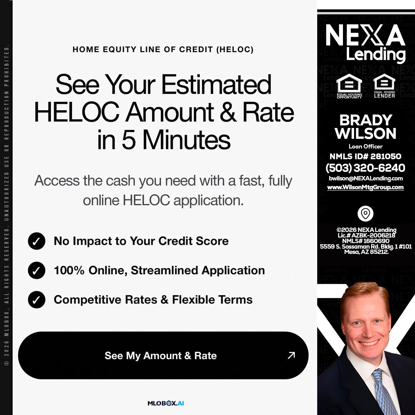 HELOC - Brady Wilson -Branch Manager
