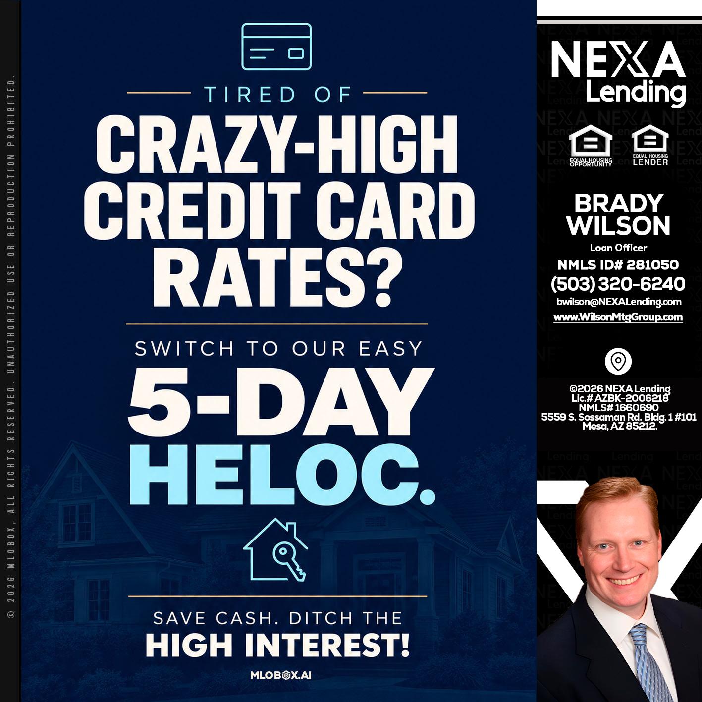 crazy high - Brady Wilson -Branch Manager