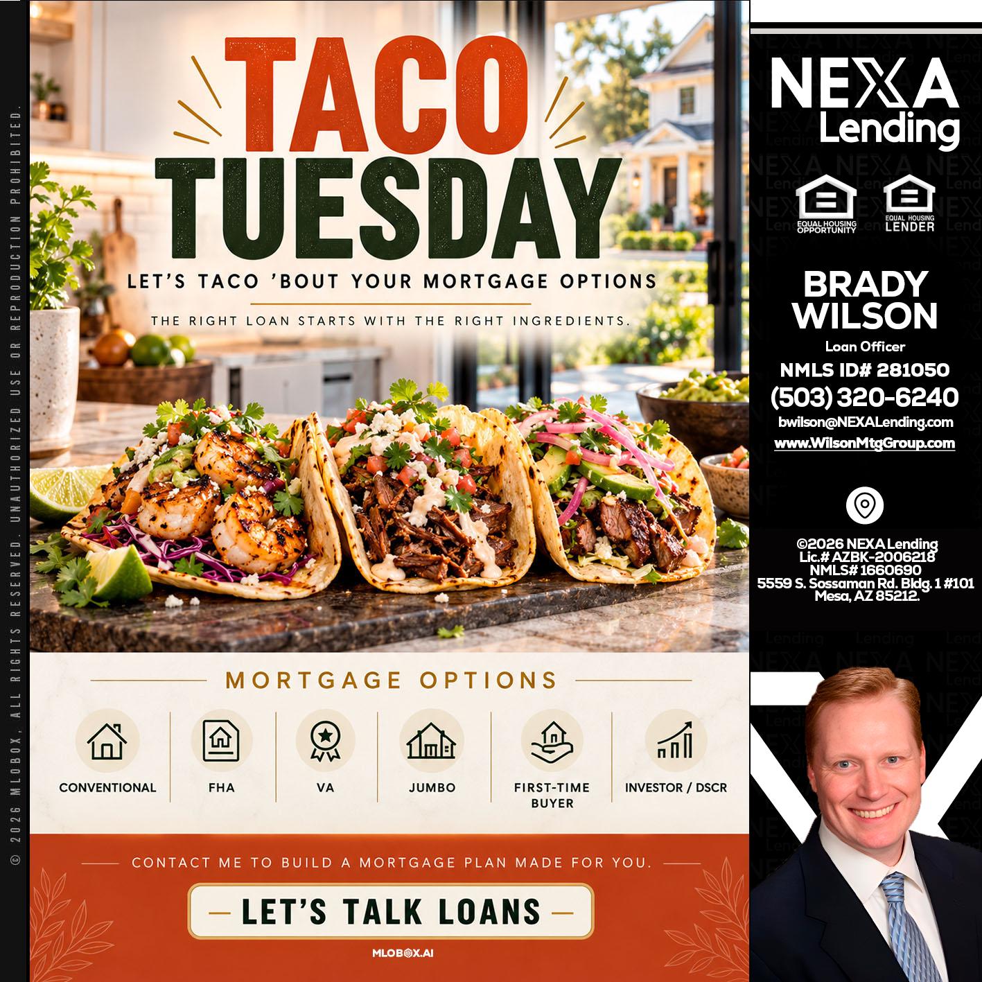 taco Tuesday - Brady Wilson -Branch Manager