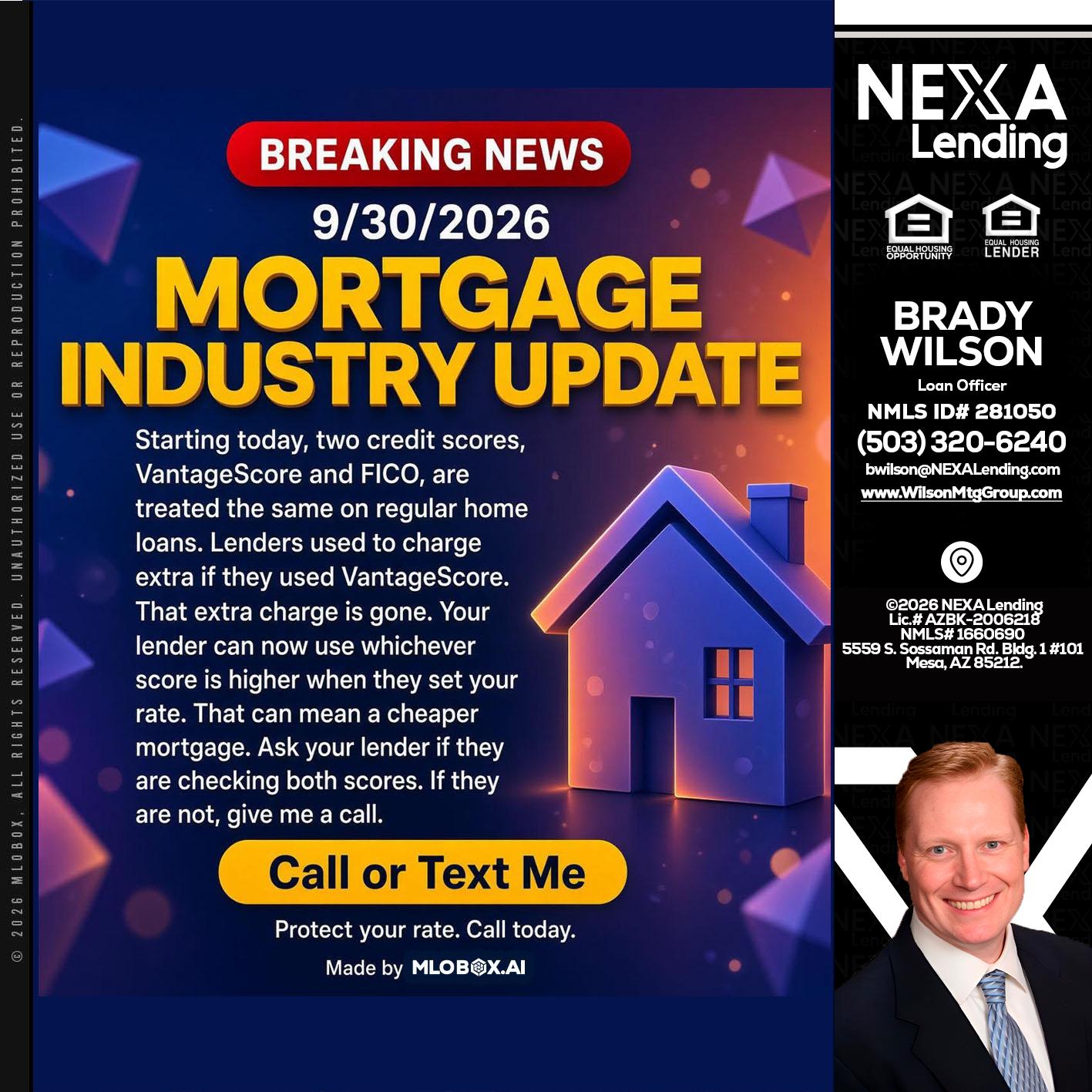 BREAKING NEWS - Brady Wilson -Branch Manager
