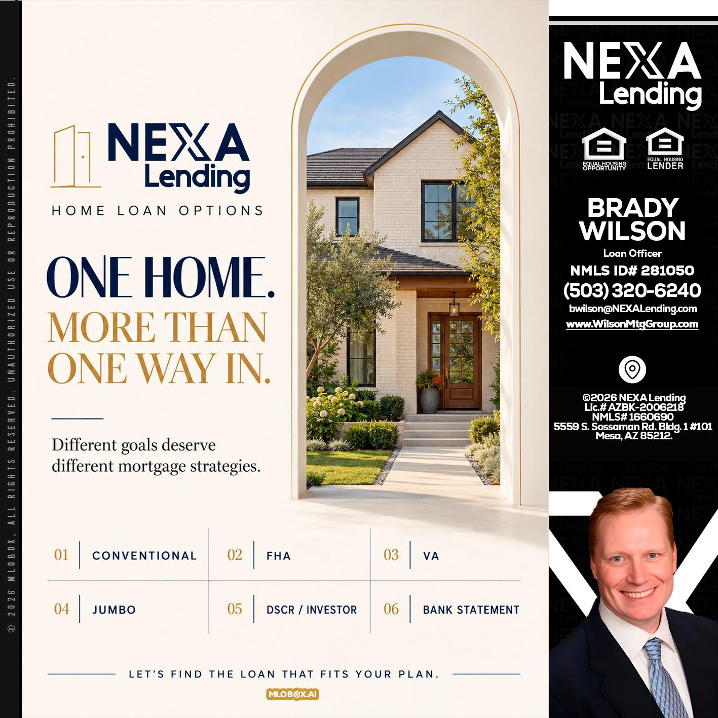 ONE HOME - Brady Wilson -Branch Manager
