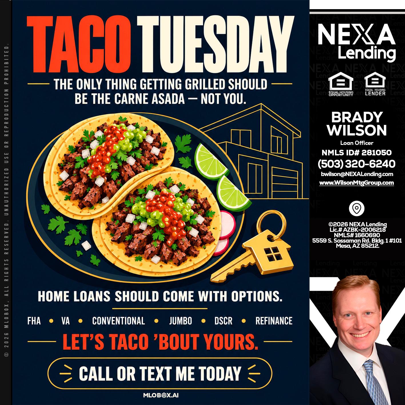 TACOS TUESDAY - Brady Wilson -Branch Manager