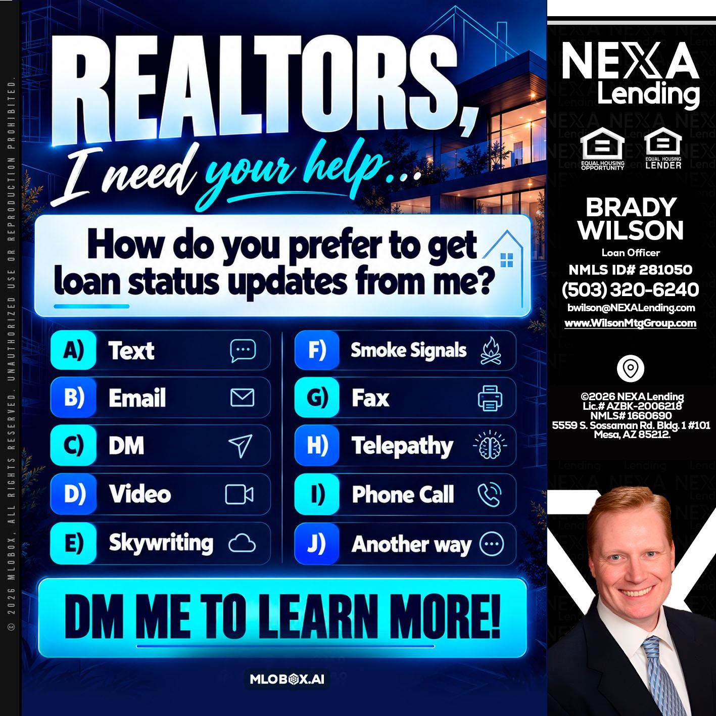 REALTORS - Brady Wilson -Branch Manager