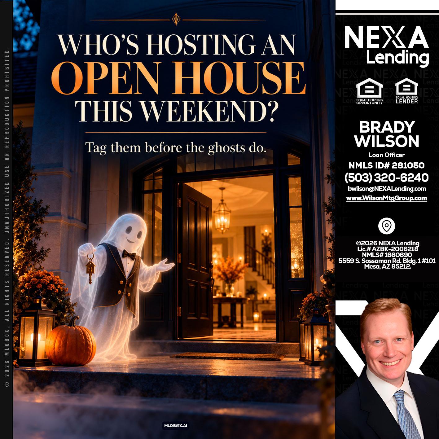 WHO IS HOSTING? - Brady Wilson -Branch Manager
