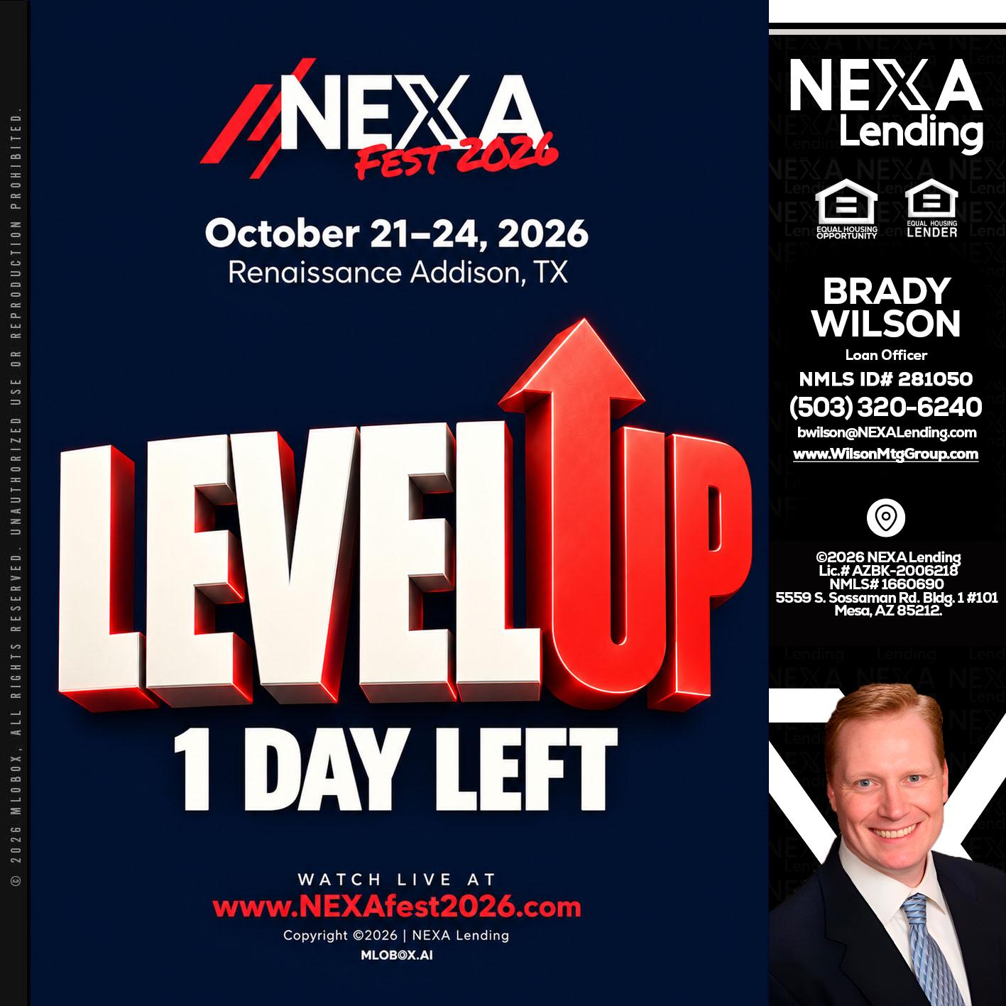 LEVEL UP - Brady Wilson -Branch Manager