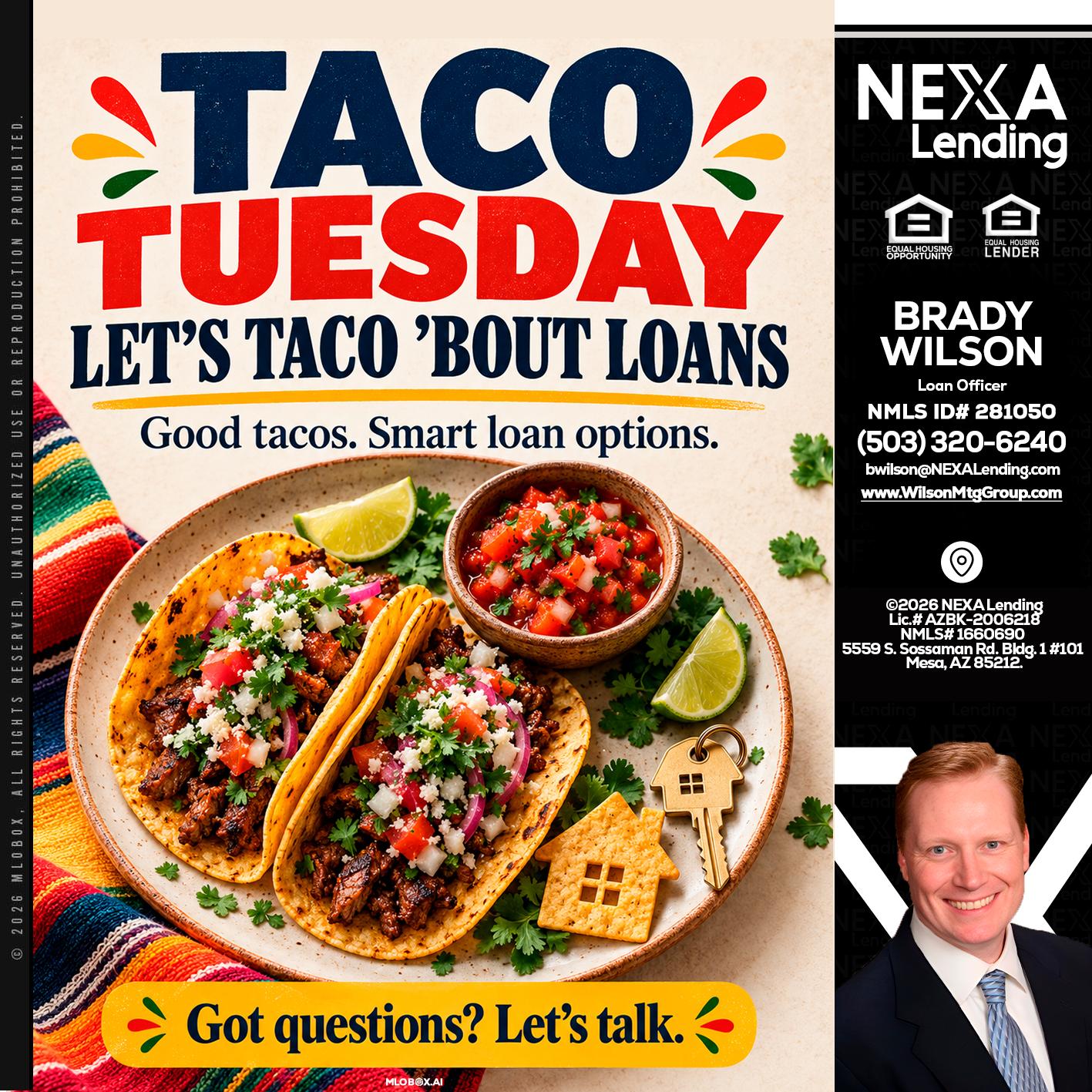 taco Tuesday - Brady Wilson -Branch Manager